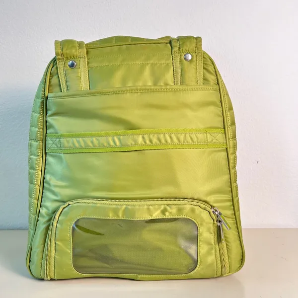 Lug Green Overnight‎ Tote Shoulder Bag Zippered Pockets Travel Bag - Image 5