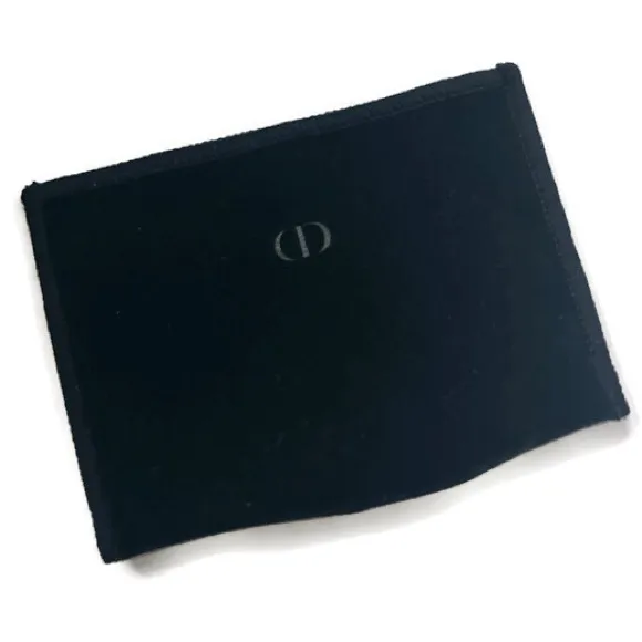 Christian Dior Velvet Open Top Pouch Storage Dust Bag with Subtle CD Logo - Image 5
