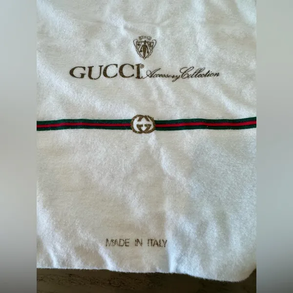 Vintage Gucci Accessory Collection Dust Bag - Image 4