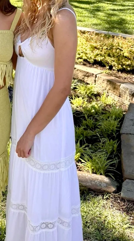 White Maxi Dress Arizona - Image 4
