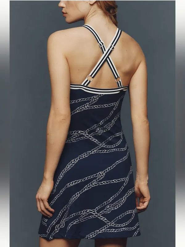 Anthropologie Daily Practice Waypoint Crossback Activewear Tennis Mini Dress XS NWT - Image 2