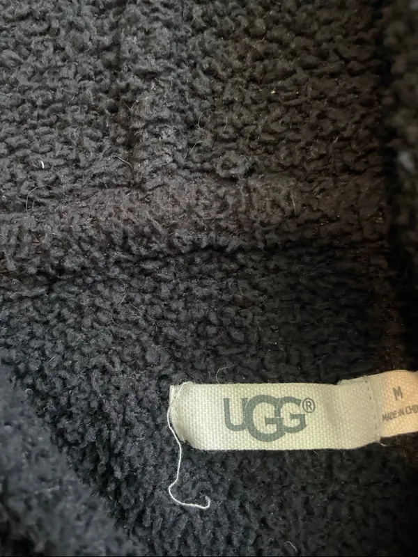 UGG Black Hooded Zip Sweater - Image 2