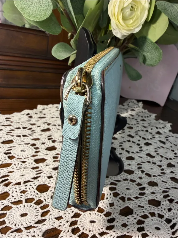kate spade Light Blue Zip Wallet - Image 3