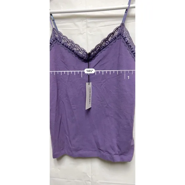 Essentiel Antwerp Purple Lace Trim Camisole Top Size‎ 3 NWT Macaw - Image 5