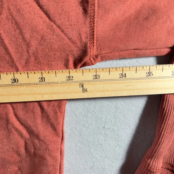 572 | OFFLINE by Aerie Cropped Hoodie Terracotta Long Sleeve Pullover Small‎ - Image 4
