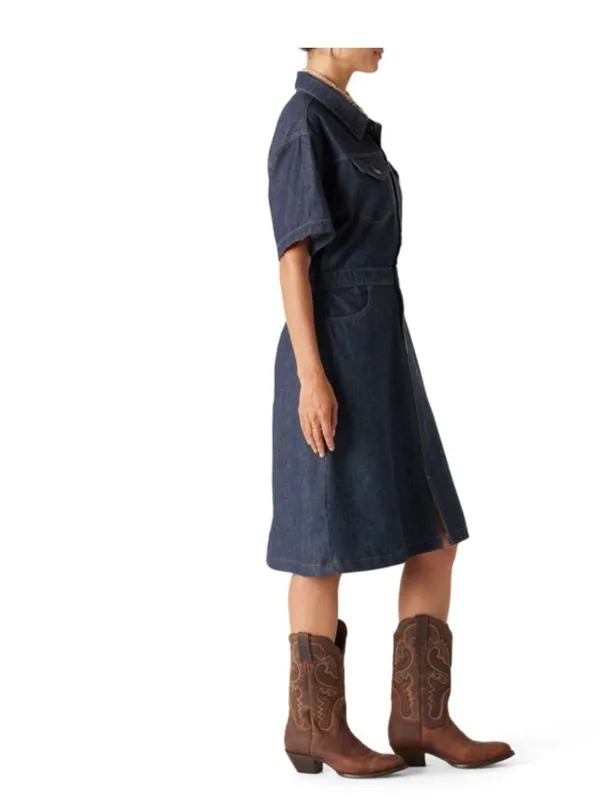 Levi's Levi Strauss Signature Vintage '95 desert rain wash shirtdress IN Desert Rain L - Image 7