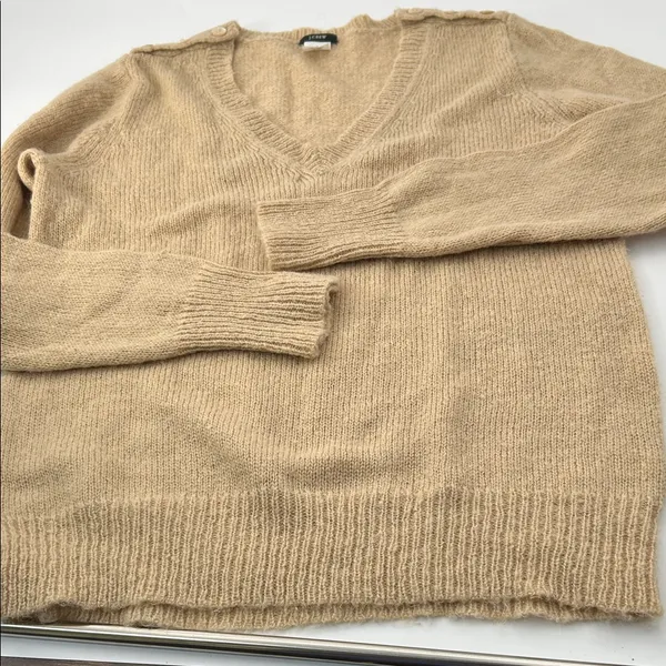 J. Crew Camel Knit Sweater - Image 11