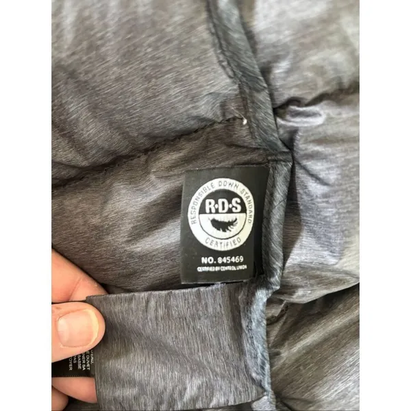 Tna Aritzia The Little Puff Packable Down Puffer Jacket Size 1X Charcoal - Image 5