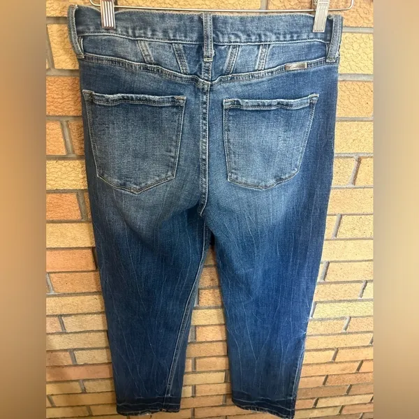 KanCan Mordekaiser High Rise Dad Jeans Straight Leg Distressed Women’s Size 24 - Image 4
