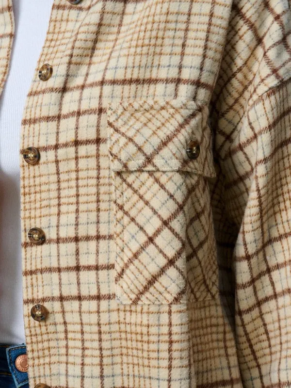 Carly Jean Los Angeles Plaid Jacket - Image 4