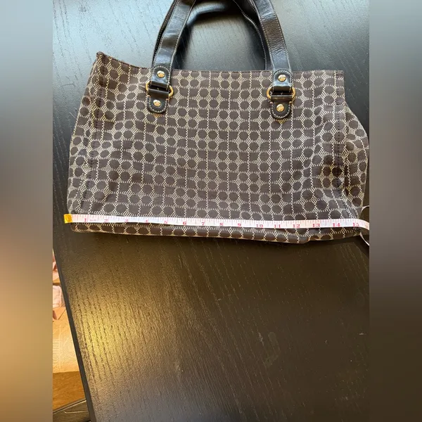 Kate Spade Stylish‎ Black and Cream Large Tote Bag - Image 11