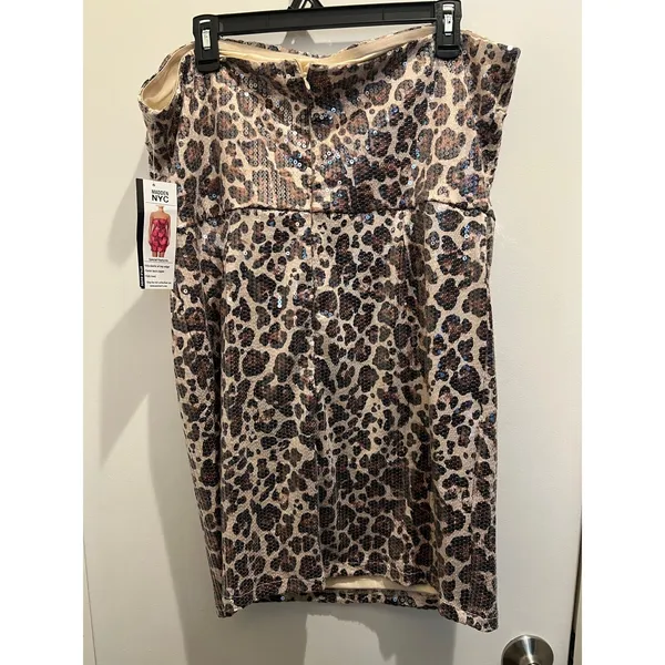 Madden NYC Sequin Cami Mini Tube Dress Size XL - Image 4