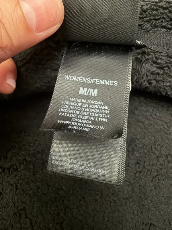 The North Face Black Osito High Pile Fleece Full Zip Jacket Medium - Image 10
