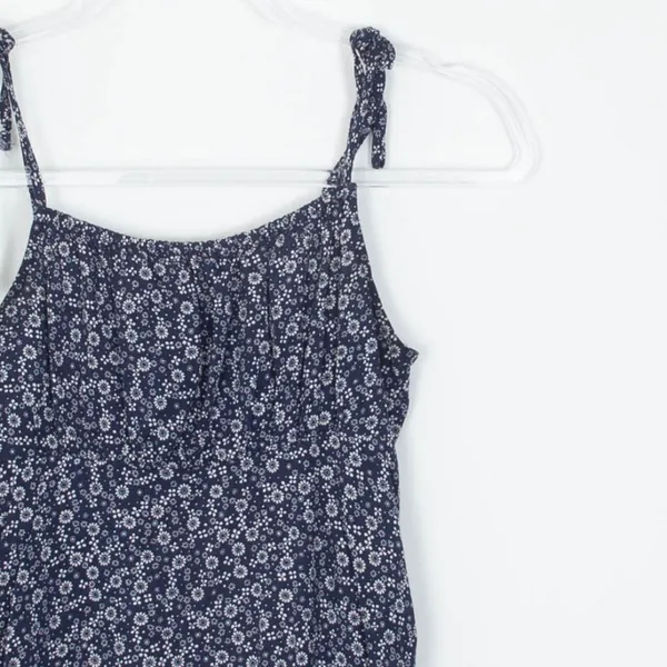 American Eagle Womens Blue Floral Babydoll Mini Dress Size XS Dainty Coquette‎ - Image 2