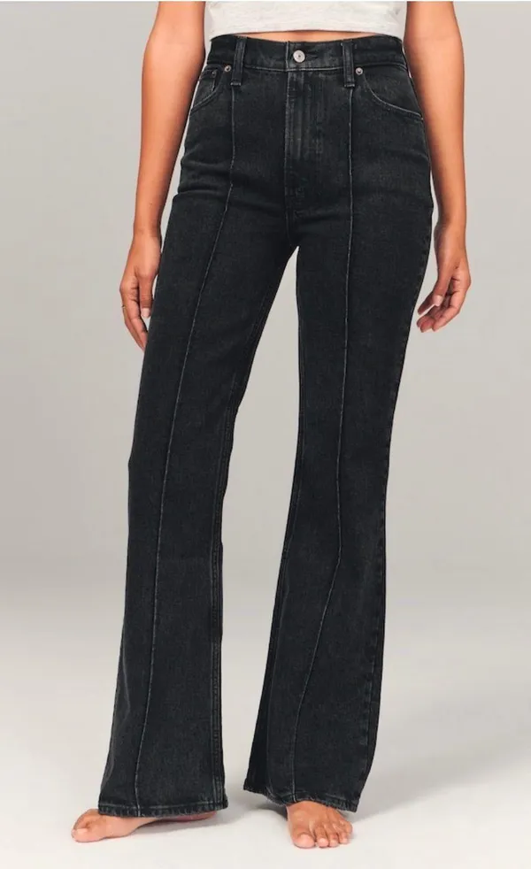 Abercrombie high rise vintage flare jeans - Image 2