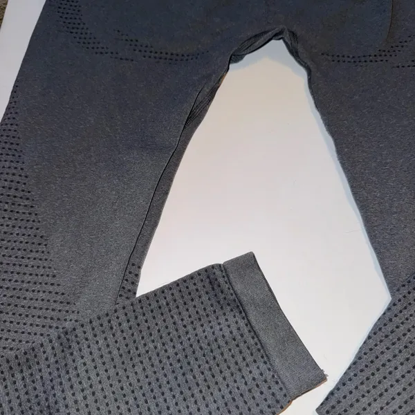New Gymshark Women’s Vital Leggings Large Gray Seamless High Waisted Contour - Image 8