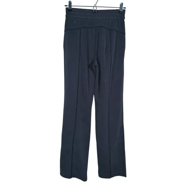 Lululemon Softstreme High Rise Lounge Pants Size 2 Black Lounge Comfort Minimal - Image 3