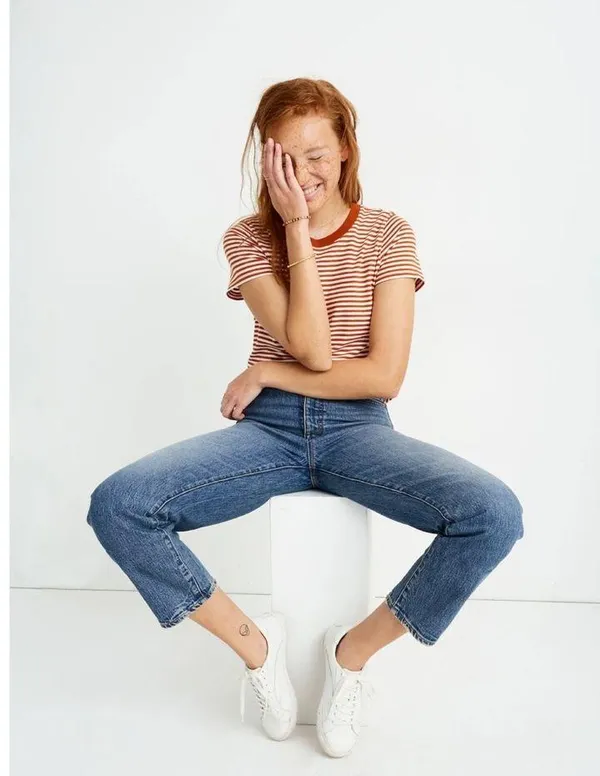Madewell Classic Straight Jeans in Peralta Wash - Image 3