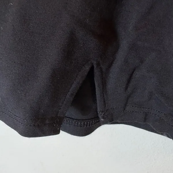 Princess Polly Black Mini Skort with Side Slit Size‎ US 12 - Image 2