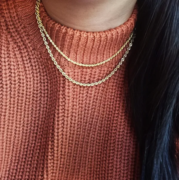New⭐️/Fall Season/ Set Of 2 Rope Necklace - Image 3