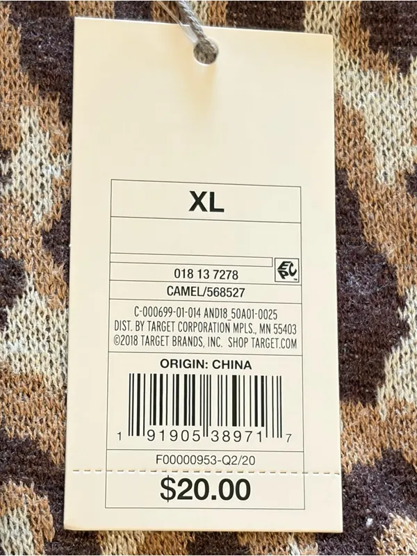 NWT a new day Women’s Leopard Print Crewneck Sweater Size XL - Image 5