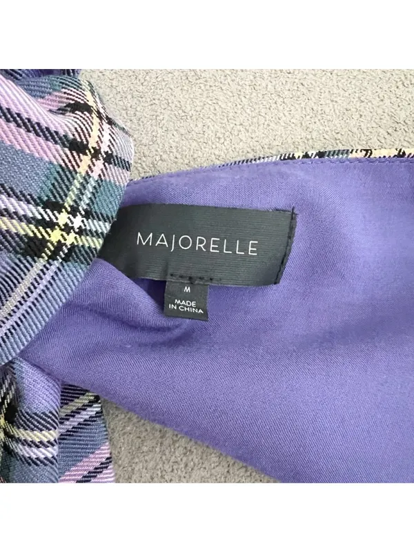 Majorelle Serrano Plaid Tube Top Medium M Revolve Festival Rave Clueless Boho - Image 5