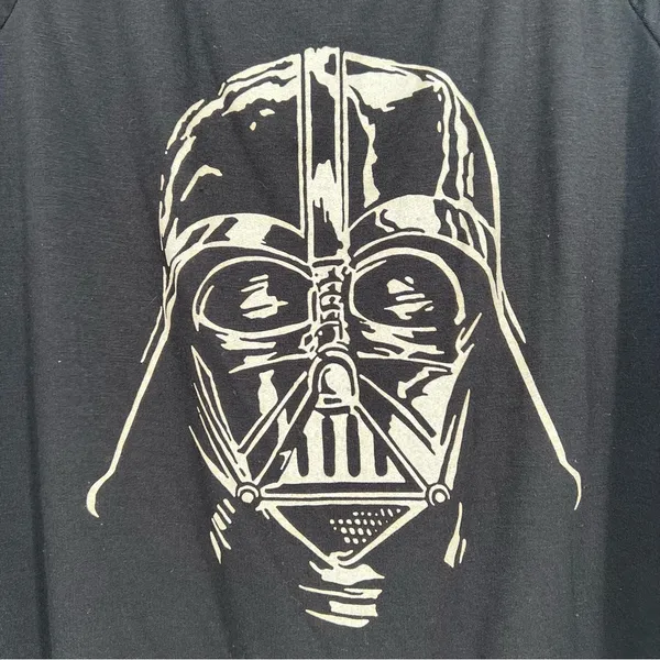 Star Wars Darth Vader Graphic Pullover Sweatshirt Scoop Neck Banded Hem Top XL - Image 7