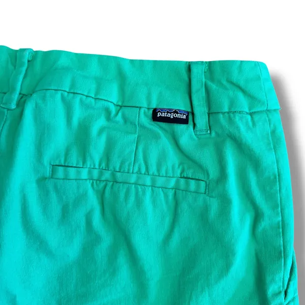 Patagonia Women’s‎ Shorts 0 Green Organic Cotton Blend Bermuda Casual Summer - Image 9