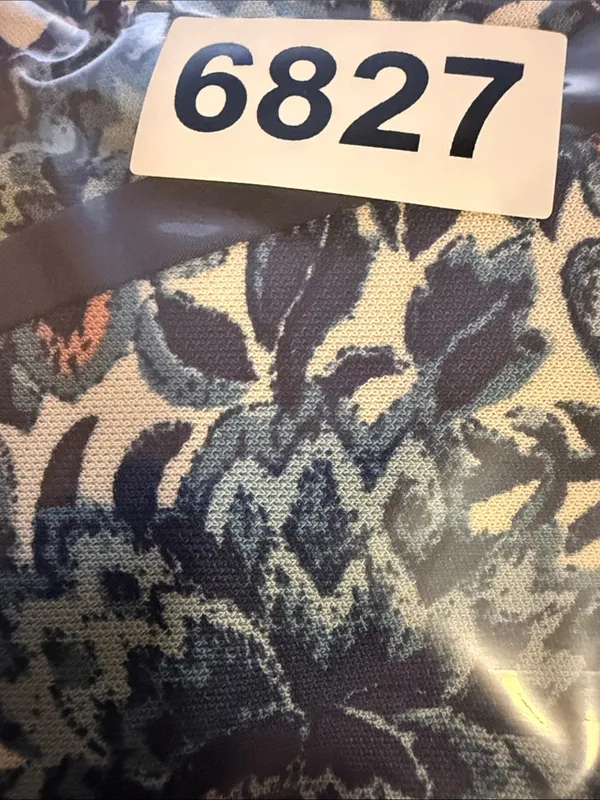 Tory Burch Long Sleeve Blue Silk Floral Butterfly Blouse Size XL - Image 8