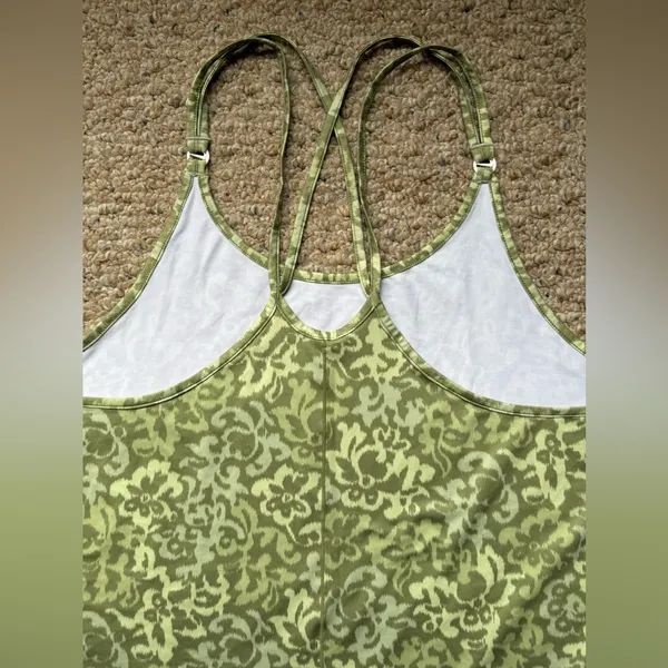 NIKE Green Ornate Print Strappy Tank Top Size XXL - Image 7