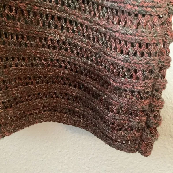 Tribal Brown Sweater XL Open‎ Knit Forest Fairy Autumn Fall Bohemian Boho Hippie - Image 7
