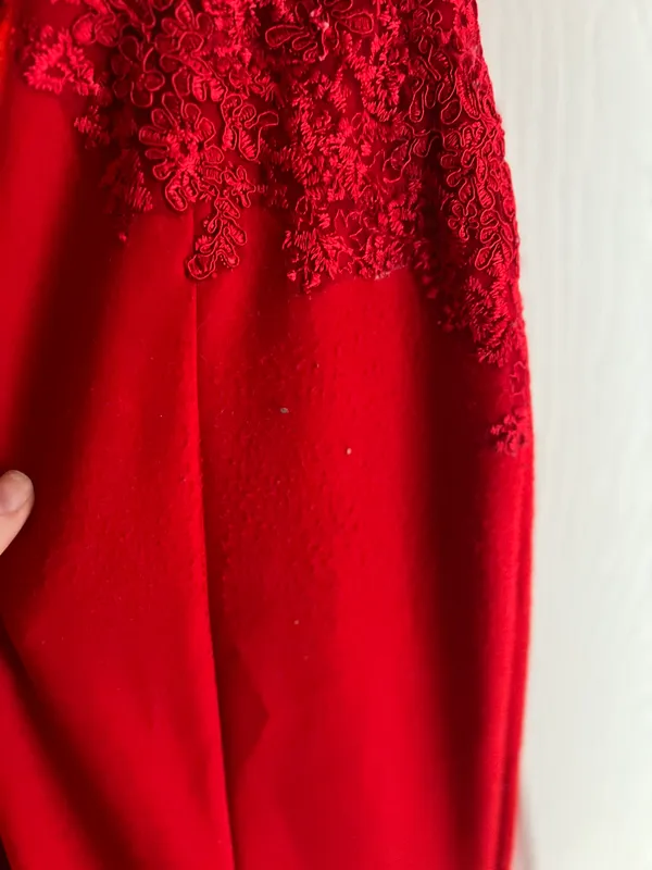 Cinderella Divine Red Prom Dress - Image 8