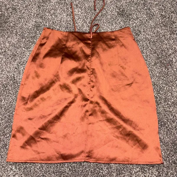 Princess Polly Satin Mini Skirt Size 4 - Image 3