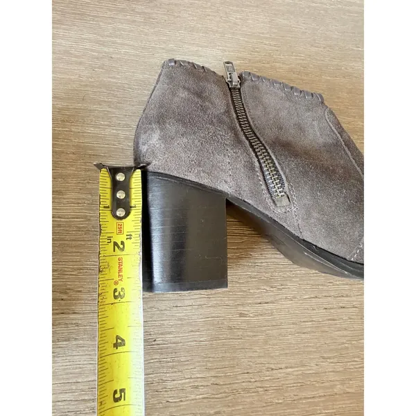 Frye Nora Whipstitch Suede Ankle Boots Womens Smoke Grey Size 7‎ - Image 9
