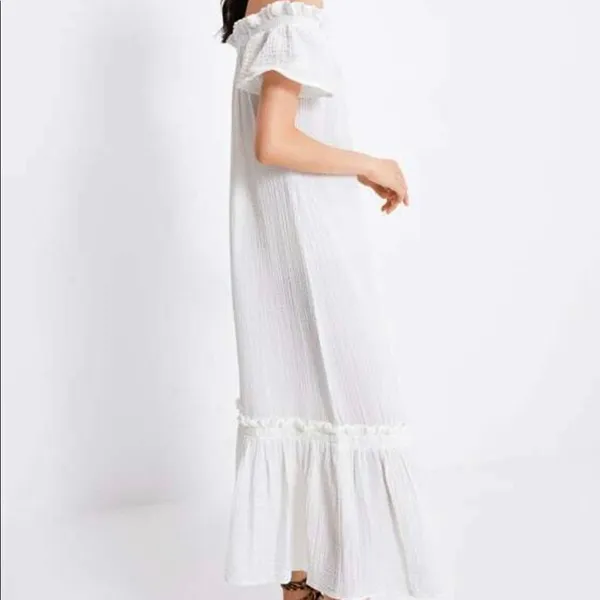 ✨ZARA Maxi Flounce Ruffle Trim Dress ✨ - Image 4