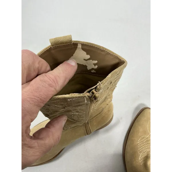 Womans Coconuts By Bandera Nash Cowboy Boots 7.5 M Camel Color - Image 6