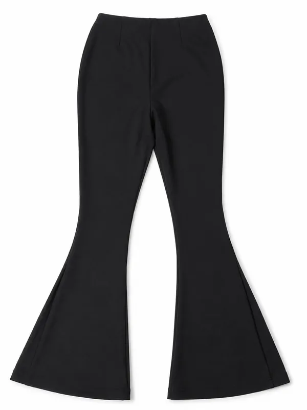 Glassons Black High-Rise Flare Leggings - Image 2