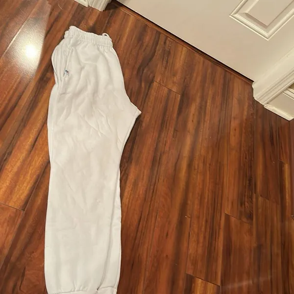 Russell Athletic White Sweatpants - Image 2