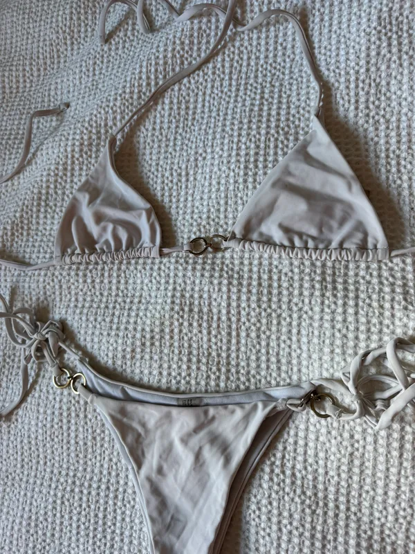 Bikini Set White Size M - Image 2