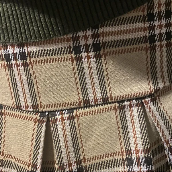 Derek Heart 90s vintage style whimsical dark academia plaid mini skirt - Image 6
