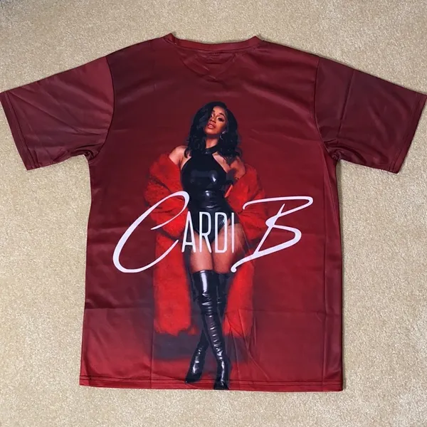 Unisex Women’s Men’s Cardi B Short Sleeve T-Shirt Size XS NEW - Image 5