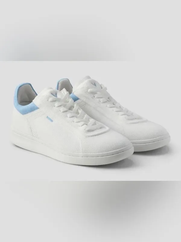 VIVAIA Unisex Casual Sneakers (V Prime) Canvas Low-Top with Light Blue SZ 42 - Image 3