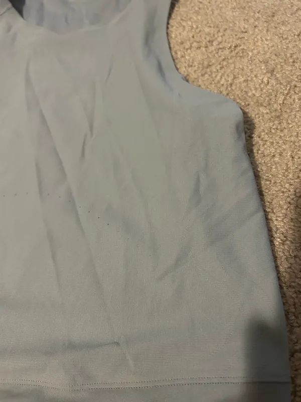 Lululemon Light Blue/gray Women's Sleeveless Tank Top - Image 4