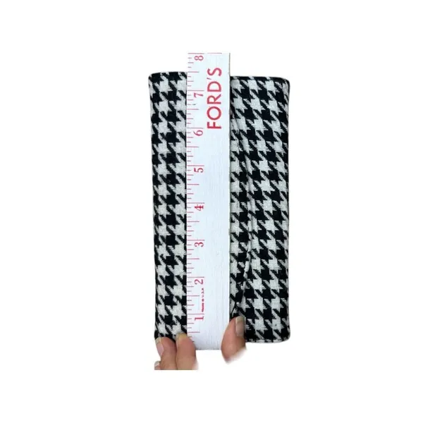 The Metropolitan Wallet Houndstooth Tri-Fold Organizer Black White‎ NWT 7.5x3.5 - Image 5