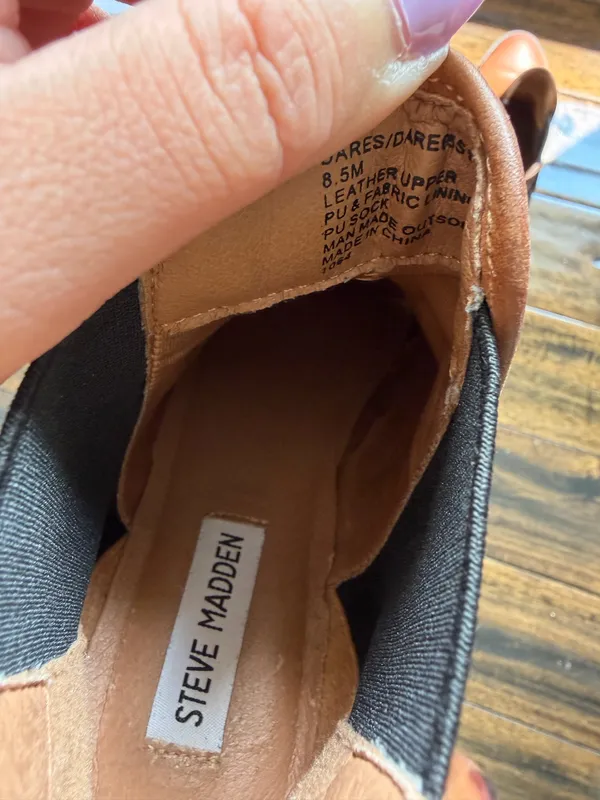 Steve Madden Leather Chelsea Boots - Image 10