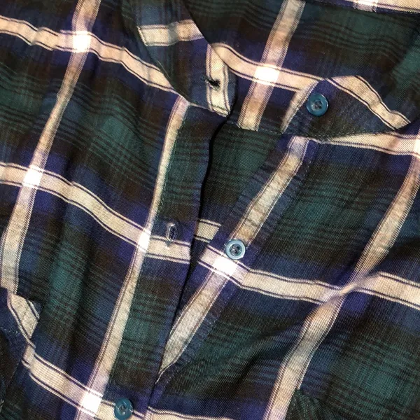 Esley plaid shirt dress size medium - Image 3