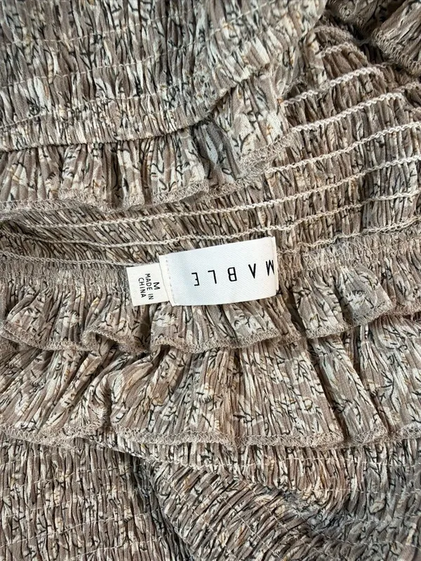 Mable Esme Smocking Detailed MIDI Dress Size Medium - Image 2