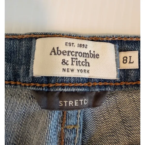Abercrombie Fitch Emma Bootcut Jeans Medium Wash‎ Stretch Womens 8L - Image 5