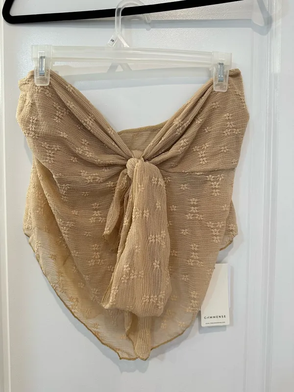 Commense Tan Tube Top - Image 2