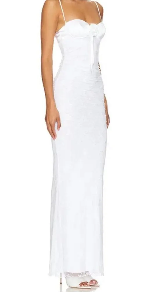 Majorelle Revolve Leonie White Maxi Dress - Image 2
